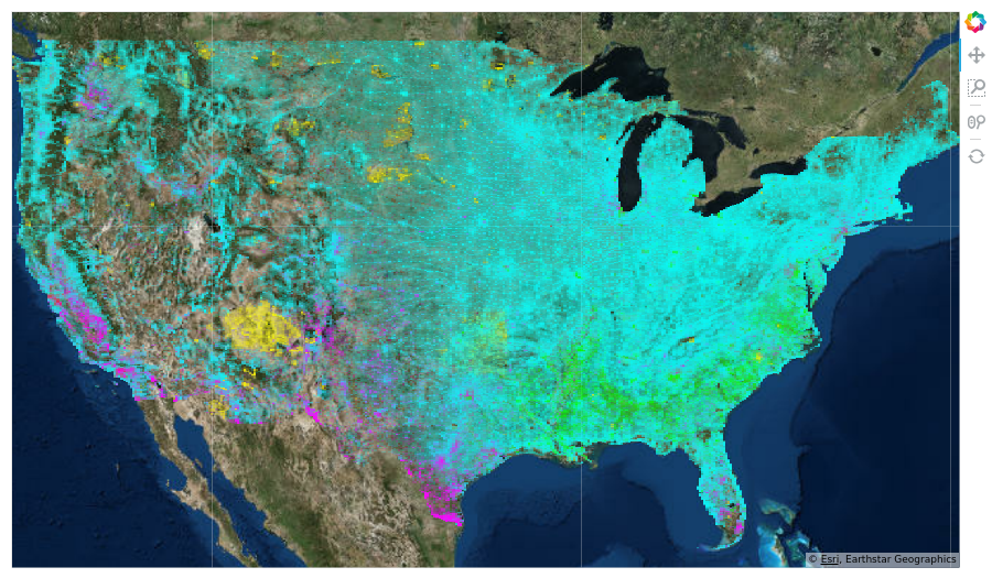 Visualize 2010 Census demographic data