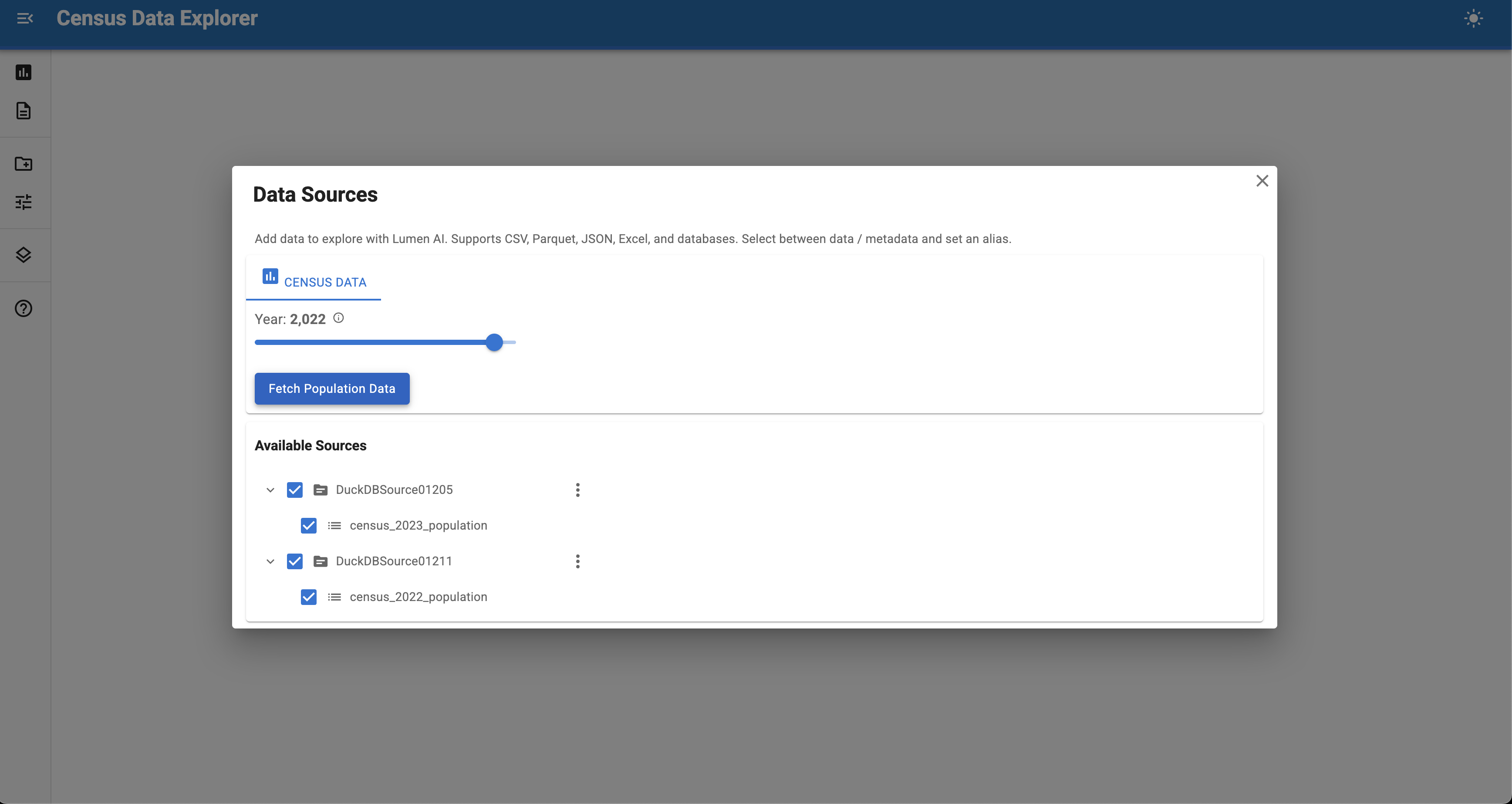 Census Data Explorer UI