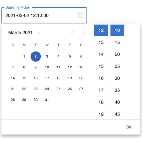 DatetimePicker