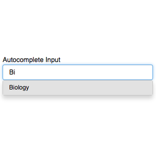 AutocompleteInput