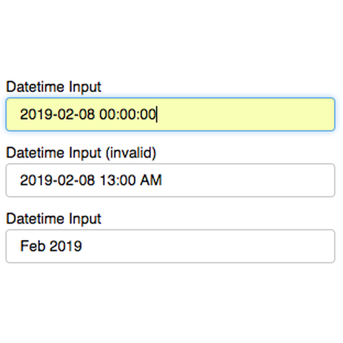 DatetimeInput