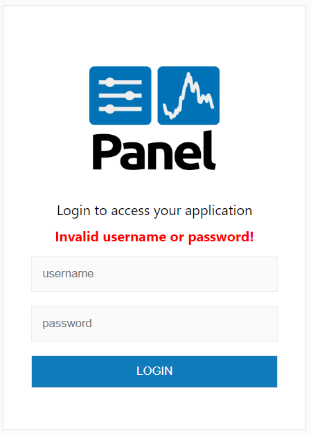 Invalid Basic Auth Login Form